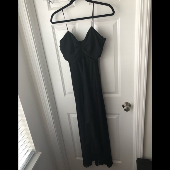 Beautiful black Maxi Dress Sz 10 - Picture 1 of 8